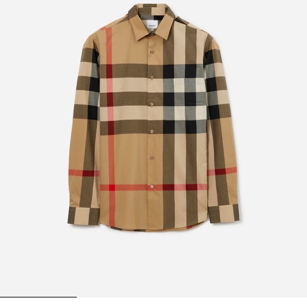 Burberry Men's Plaid button up